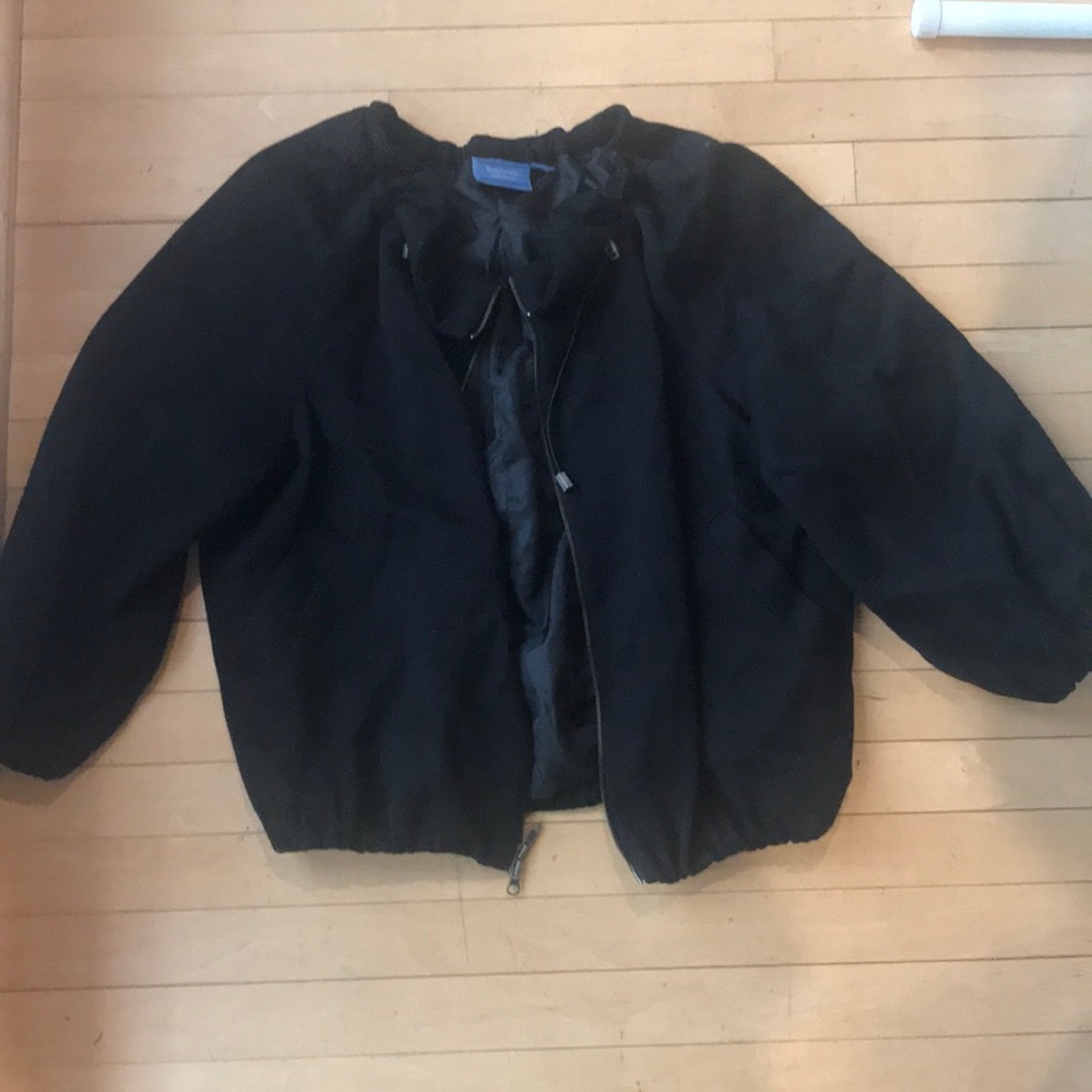 Black Simply Vera Wang bomber jacket